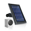 Wasserstein Solar Panel for Wyze Cam Outdoor - Black / 1 Pack
