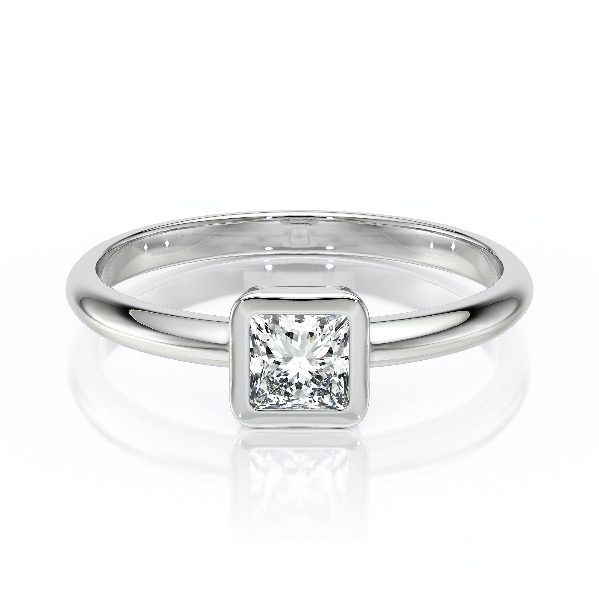 Solitaire diamant Nuit de Noces – 3 - Platine / Diamant Naturel