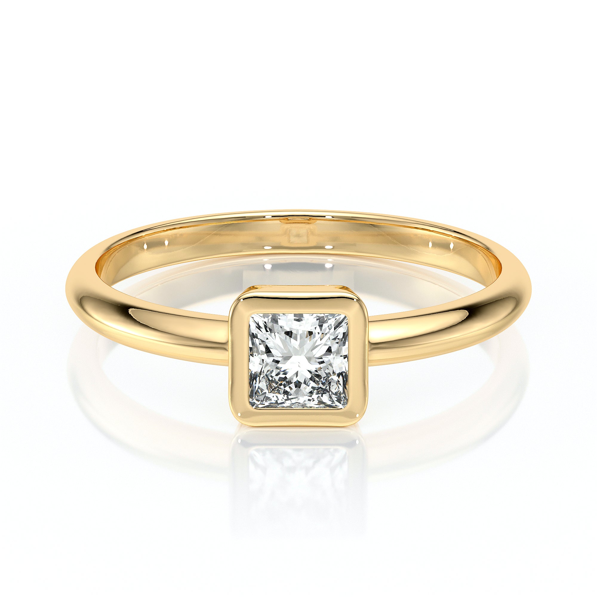 Solitaire diamant Nuit de Noces – 3 - Or jaune / Diamant Naturel