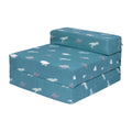 Kids Z Bed Kids Foldable Sofa Bed Guest Mattress Printed Chair Bed - Rex