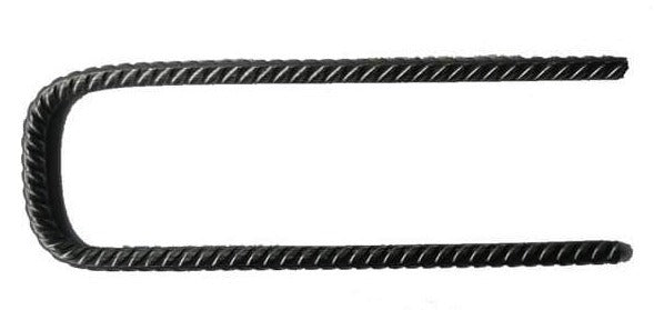 Erdanker, Stahlstifte für Geogitter Bodenanker Ø 6 mm,  20x7x20 cm - 10 Stück
