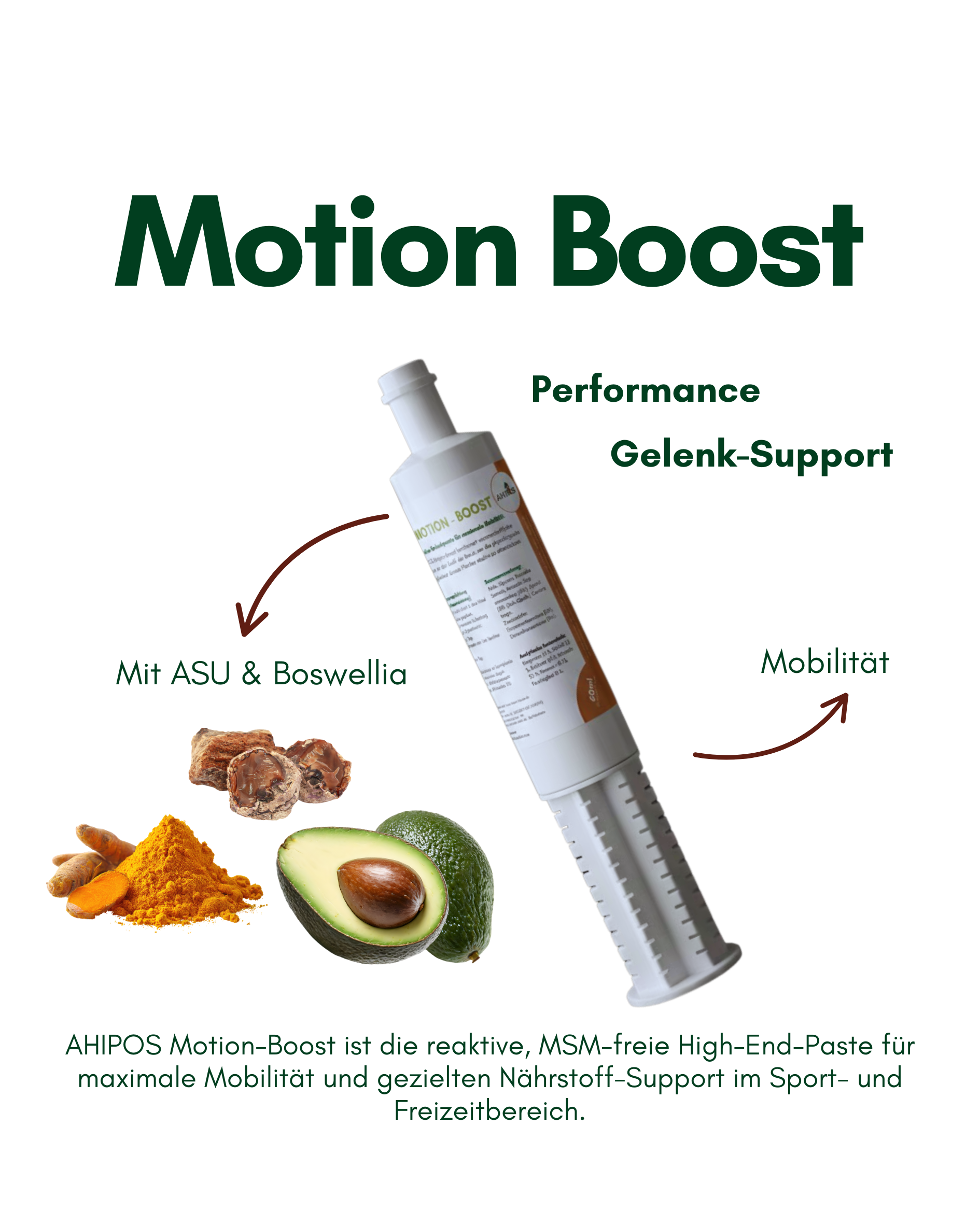 AHIPOS Motion-Boost 60ml - 3 Mobilitäts-Set