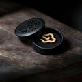 Stillness & Flow Burner Set (Includes Incense Slices) - Alloy Openwork Mini - Black