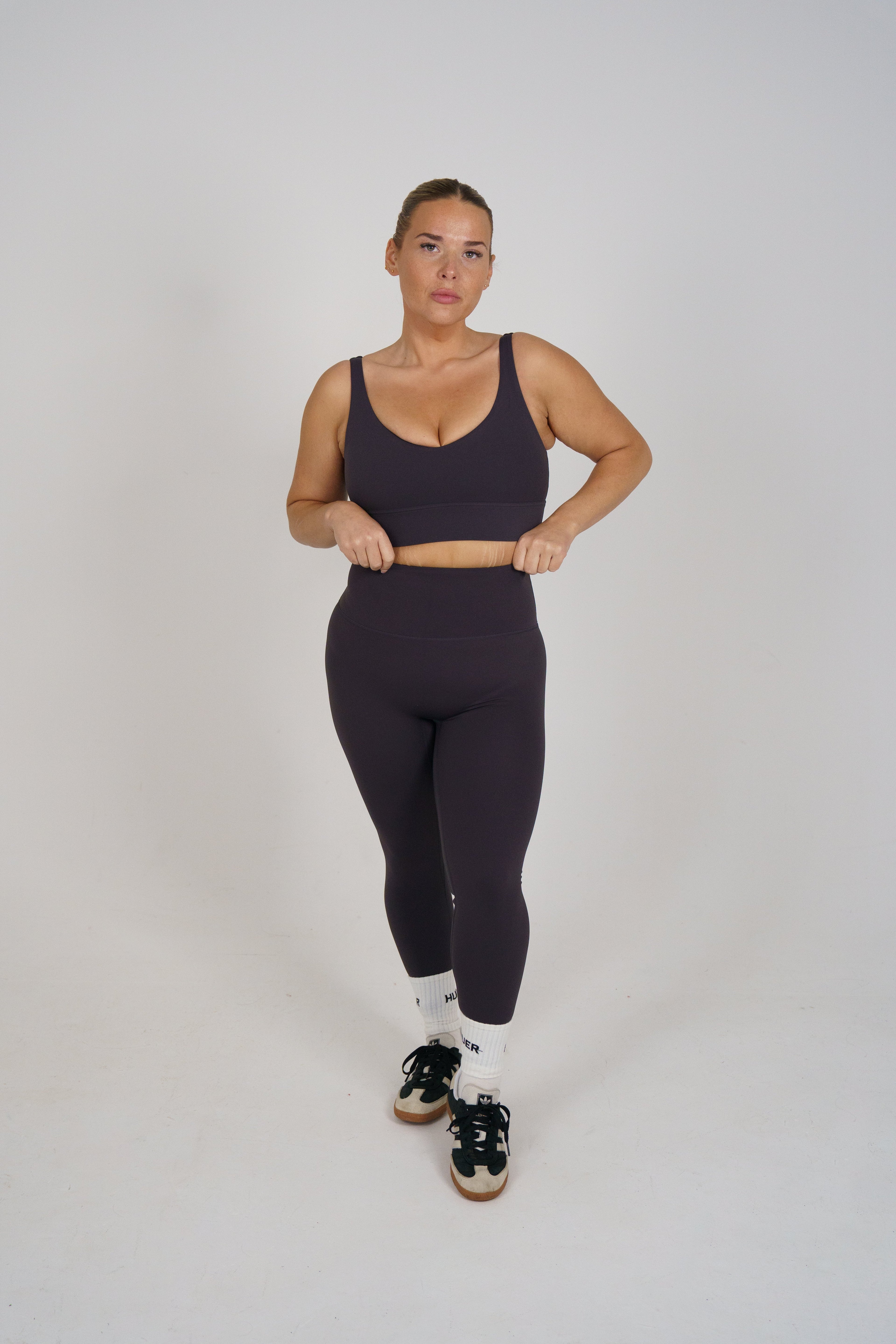 Second Skin Leggings- Charcoal Grey - S