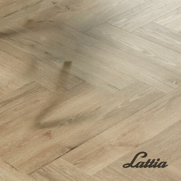 Lattia Vantaa Click Sunlit Birch Herringbone Click SPC Flooring