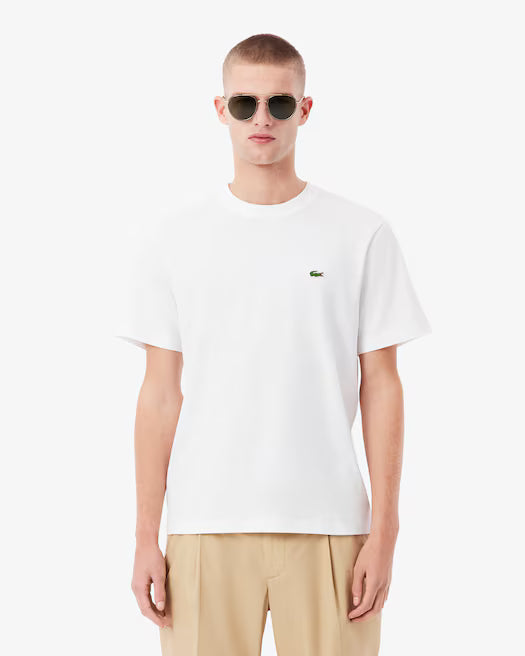 T-shirt in cotone pima bianco - XS