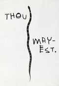Thou Mayest (Timshel) Print