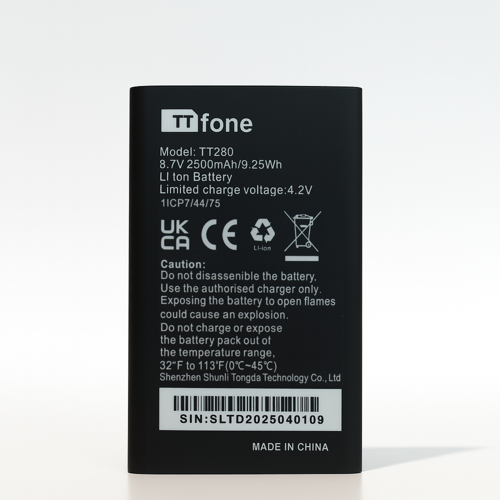 Original TTfone Spare Battery - for TT280