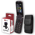 TTfone TT950 Mobile Phone Bundle with Case and Car Charger - Giffgaff