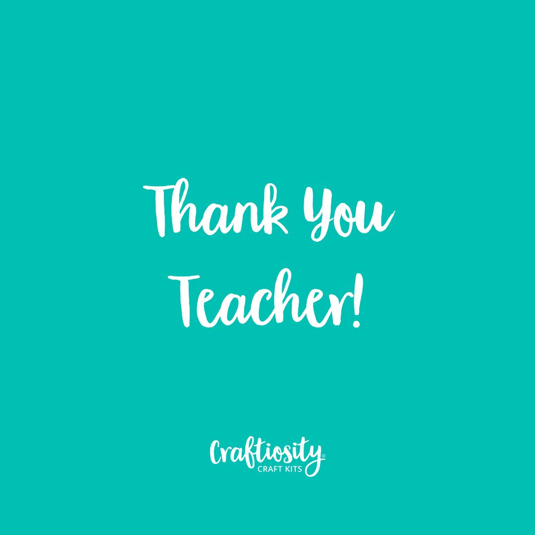 Thank You Teacher Gift Card - Twelve Kit Gift Card