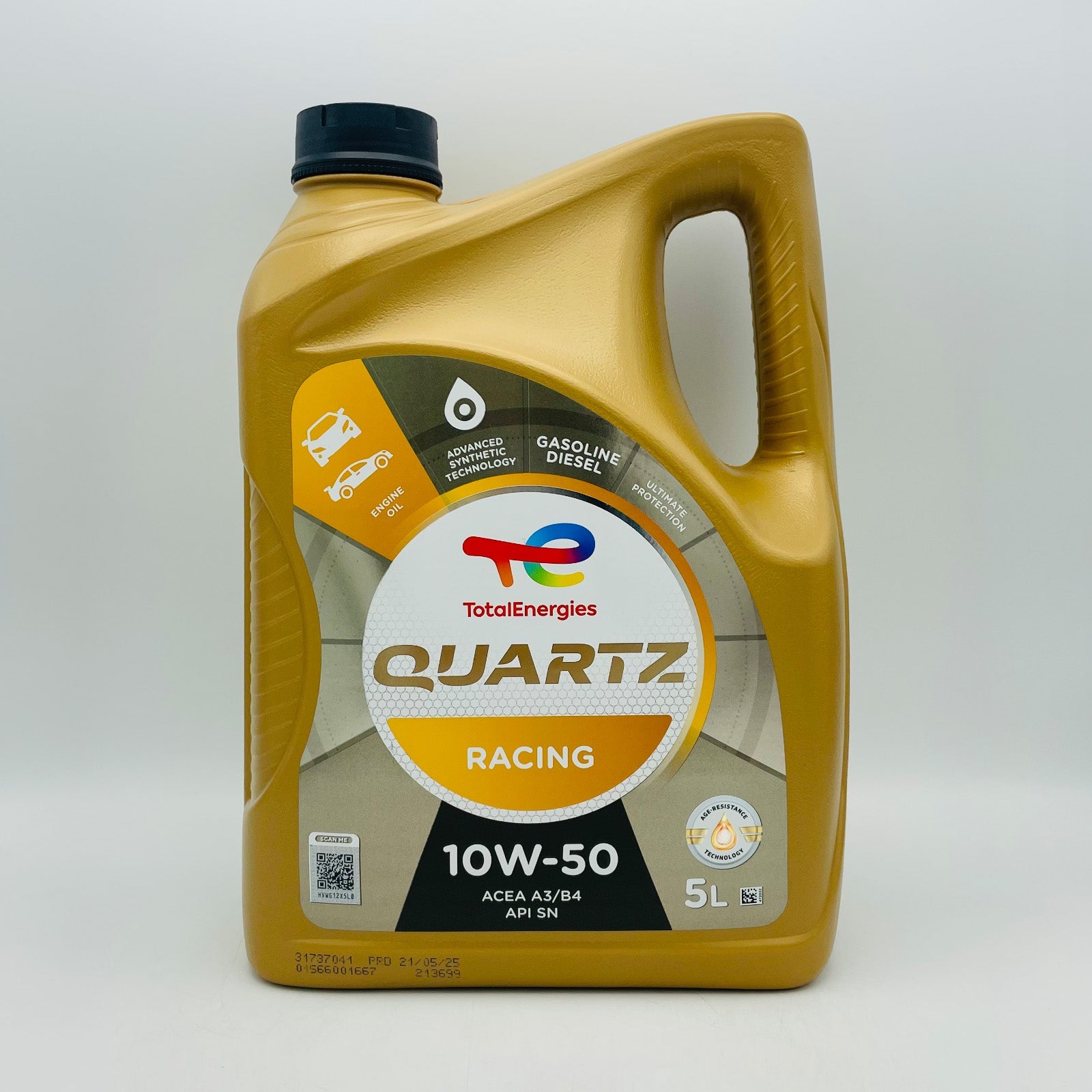 TotalEnergies Quartz Racing 10W-50 Engine Oil - (5 Litres)