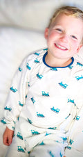 Train Crew Neck Pyjamas - 1-2yrs / Train / White