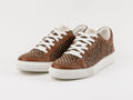 TRESSURE - Sneakers marrone con intreccio di tessuto e pelle - 38