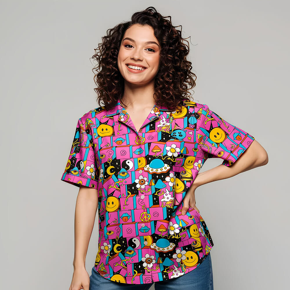 Trippy Space Shirt - 5XL