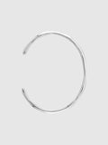 Tronco cuff bracelet solid gold - 14k White Gold / M