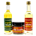 daRosario Organic White and Black Truffle Oil with Truffle Seasoning Salt