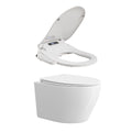 HOROW UG09R Wand-WC aus Keramik mit Soft-Close-Sitz & Superspin-Spülung - WC & Smart WC-Sitz Set