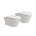 HOROW UG10R Wand-WC 53,9 cm – Weiß - 2er-Set