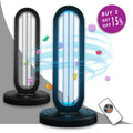 UVILIZER Tower - UV Light Sanitizer & Ultraviolet Lamp - 2 Pack (Save 15%)