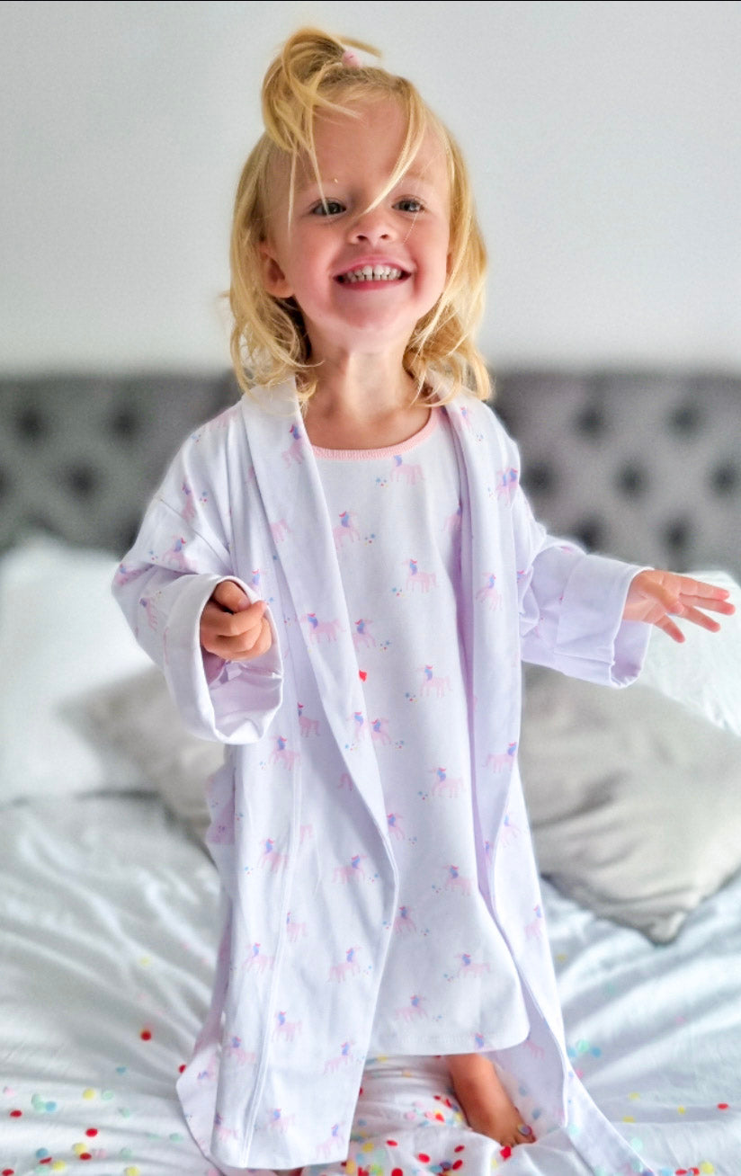 Unicorn Nightdress - 5-6yrs / Unicorn / White