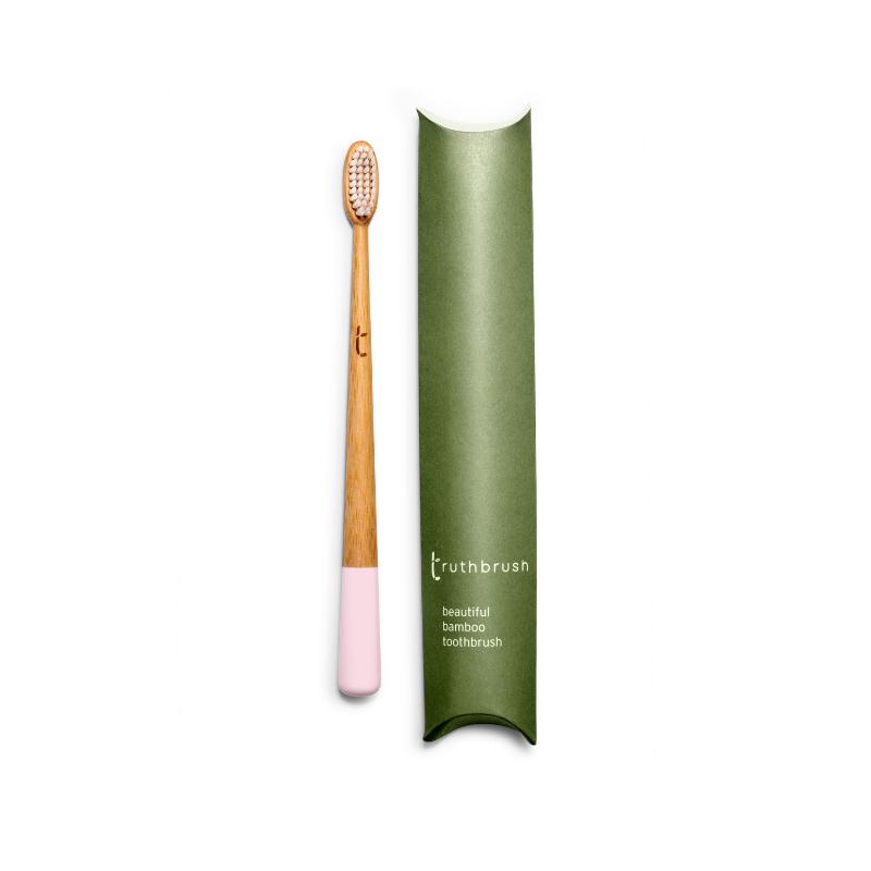 The Truthbrush - Petal Pink with Medium Plant Based Bristles Subscription Auto renew
