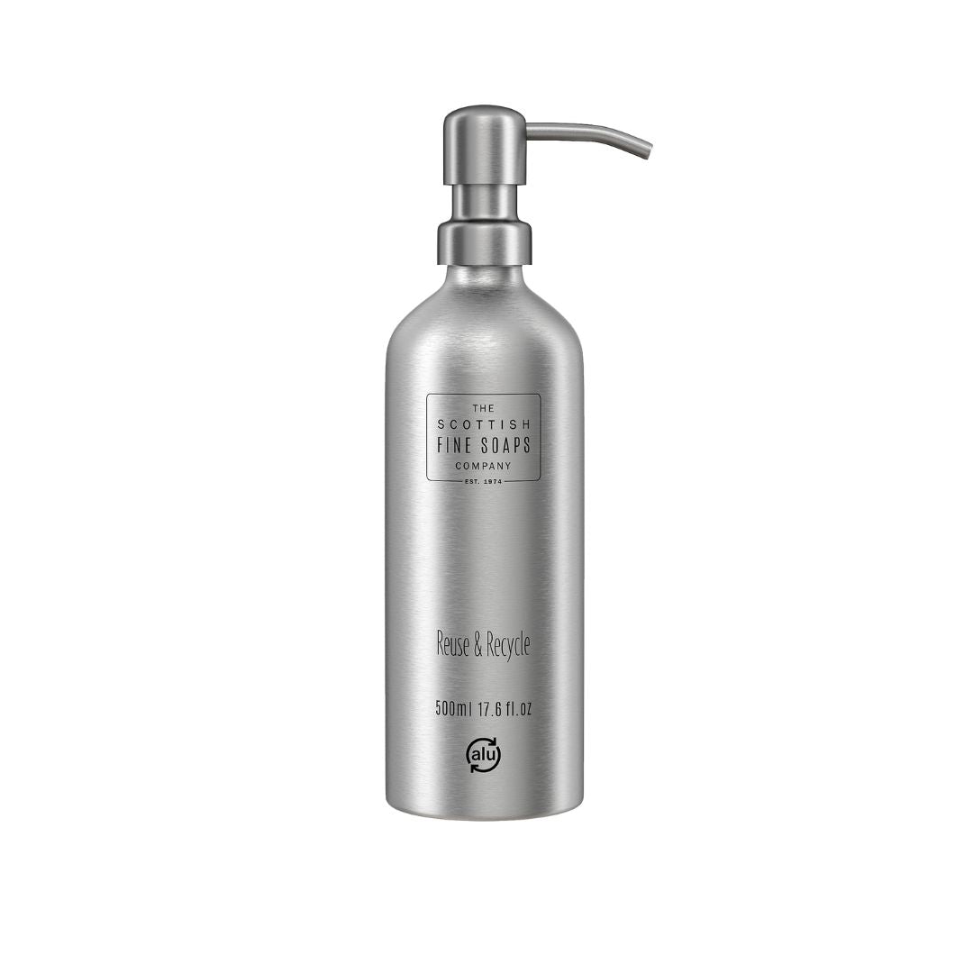 Aluminium Refillable  Bottle 500ml with Pump - 500 ML