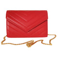 Val The Red Clutch - Red / Gold