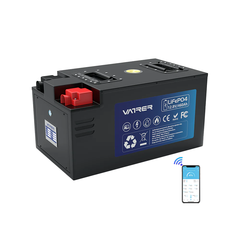 Vatrer 12V 460Ah Bluetooth RV Lithium Battery 300A BMS - Classic / 10 PACK
