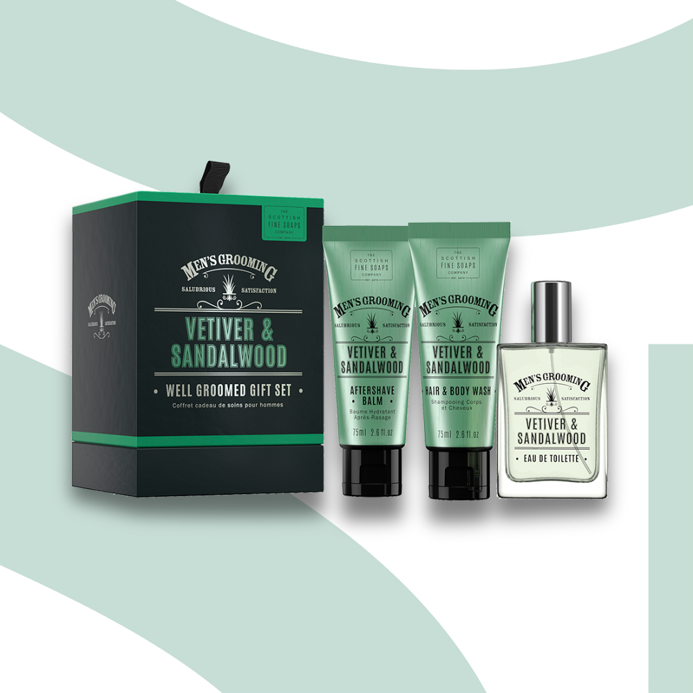 Vetiver &  Sandalwood Well Groomed Gift Set - Various
