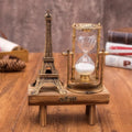 Vintage-Sanduhr – Retro Holzdesign – 200x145mm - Bronze