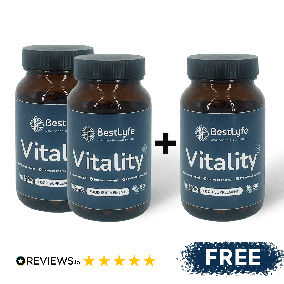 Vitality+ - 90 capsules - Buy 2 Get 1 Free £16.63/each
