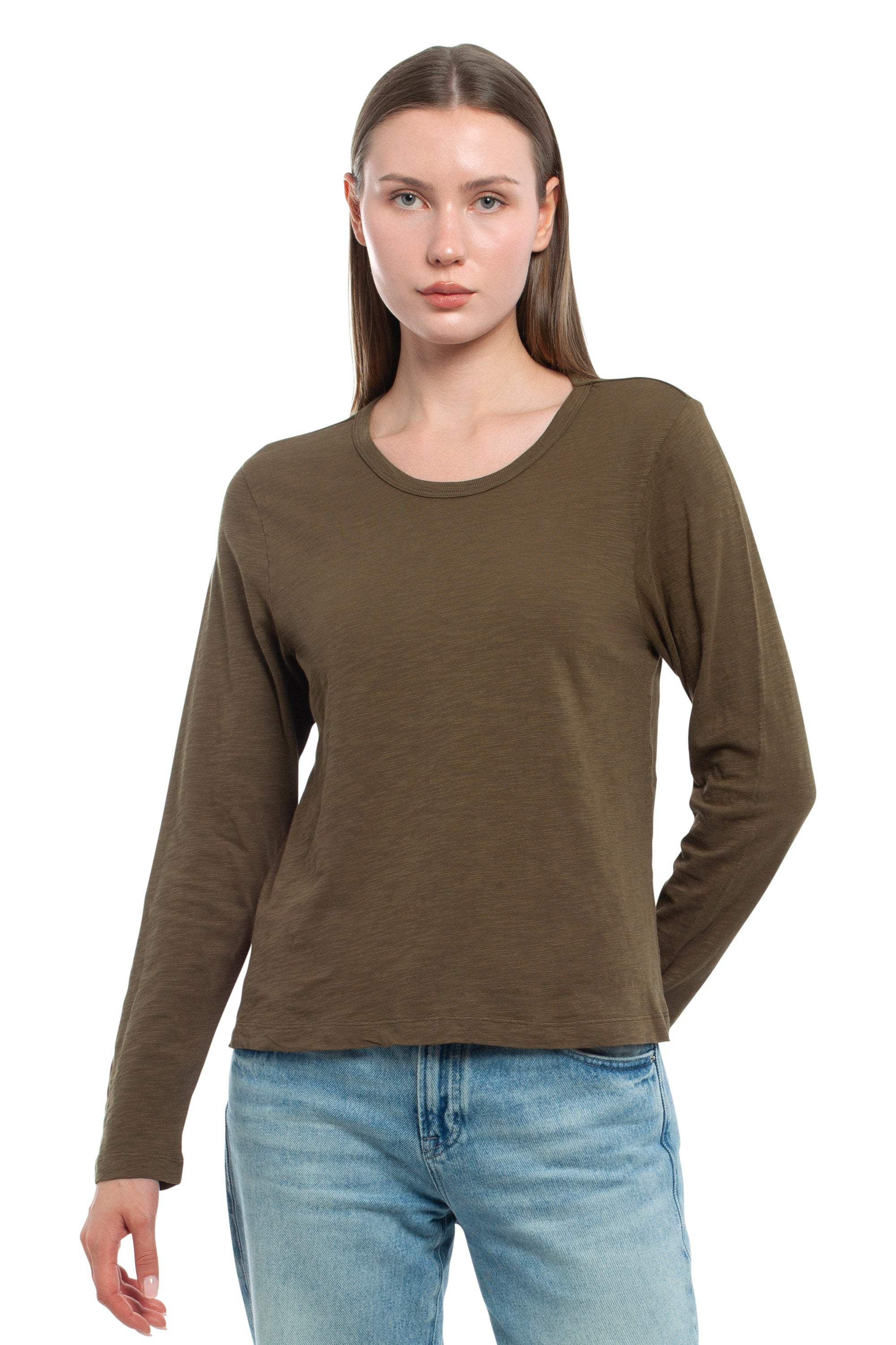 Baby Fit Long Sleeve - Dark Olive / L