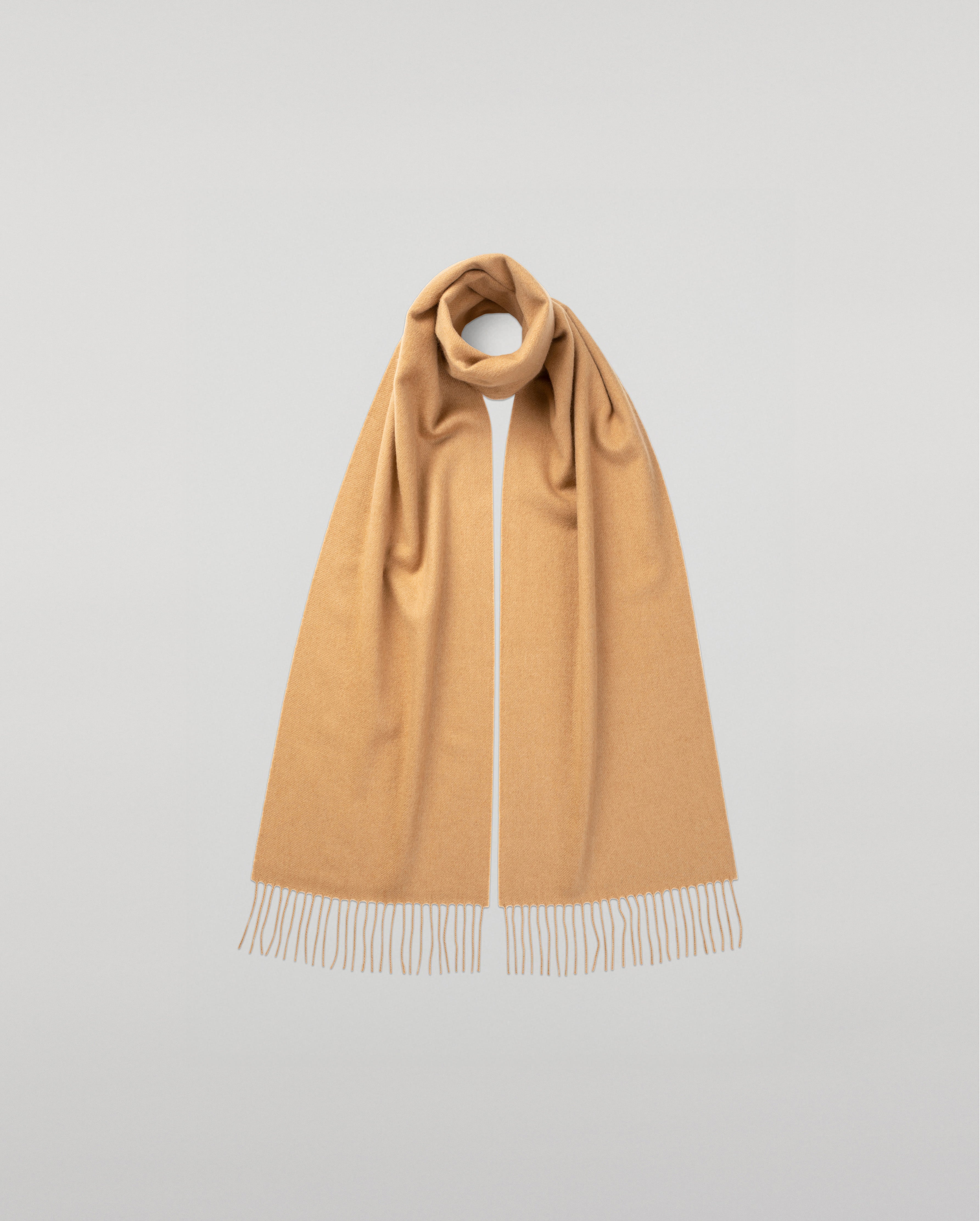 Camel Cashmere Scarf