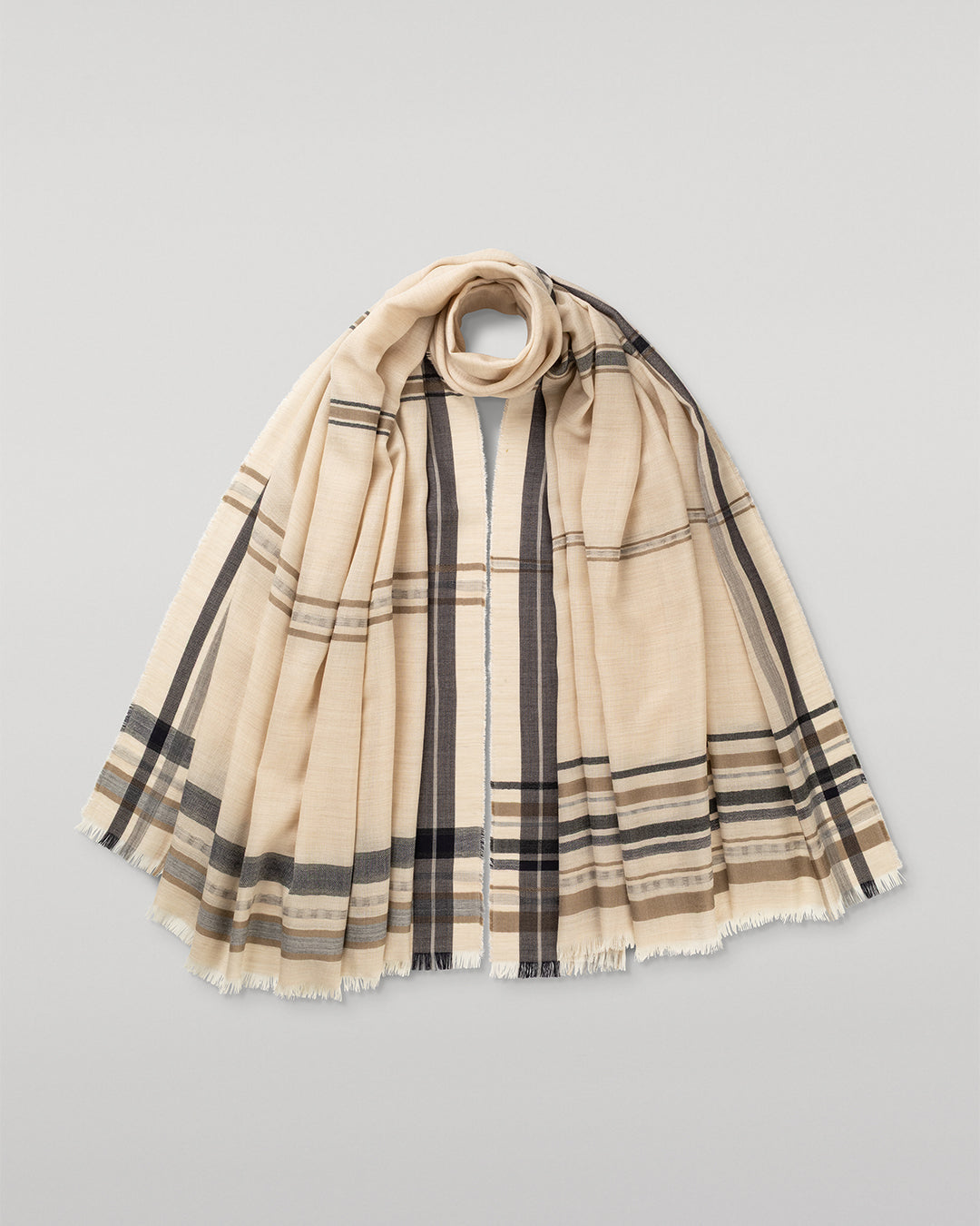 Helmina Natural Cashmere Scarf