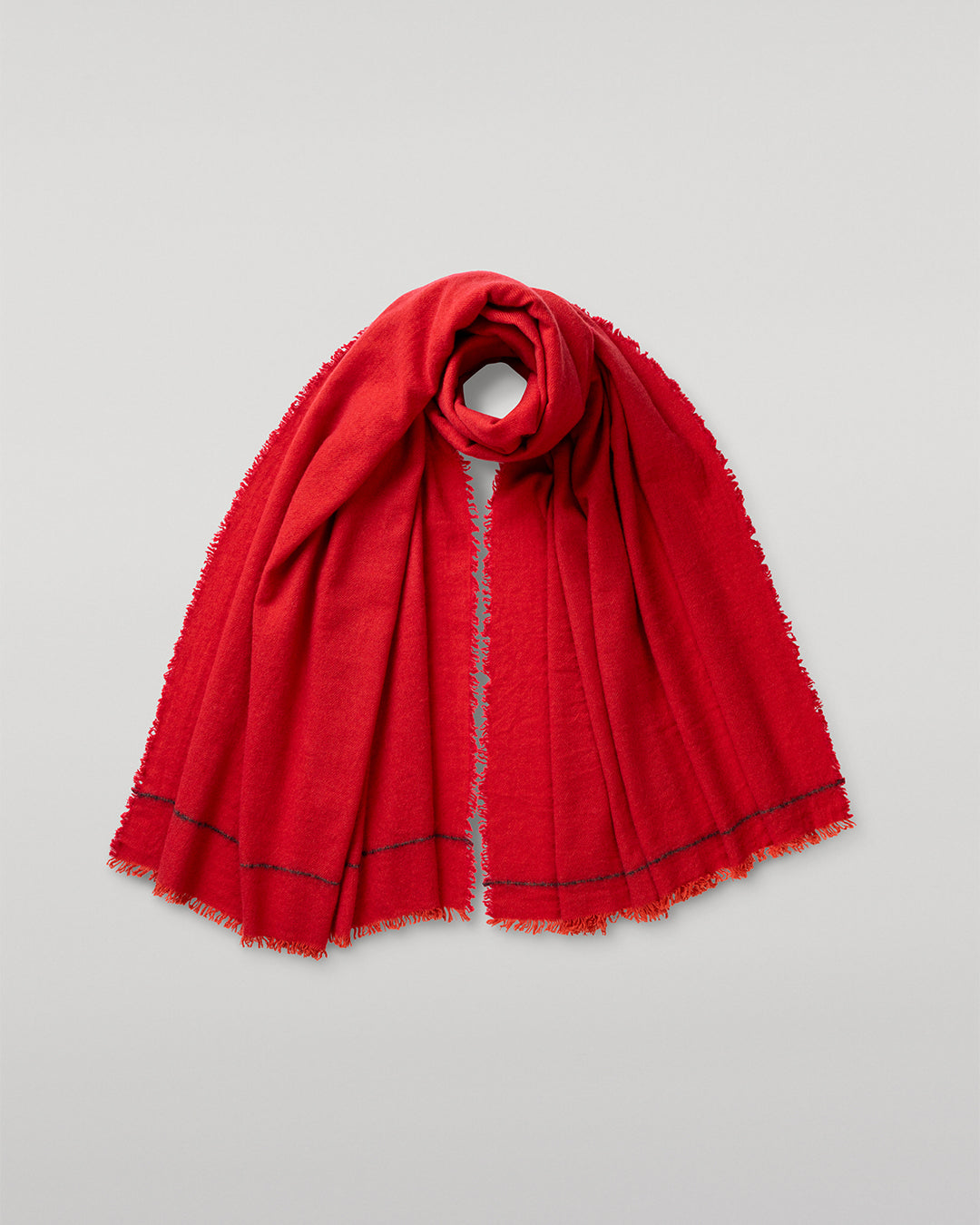 Usan Red Cashmere Scarf