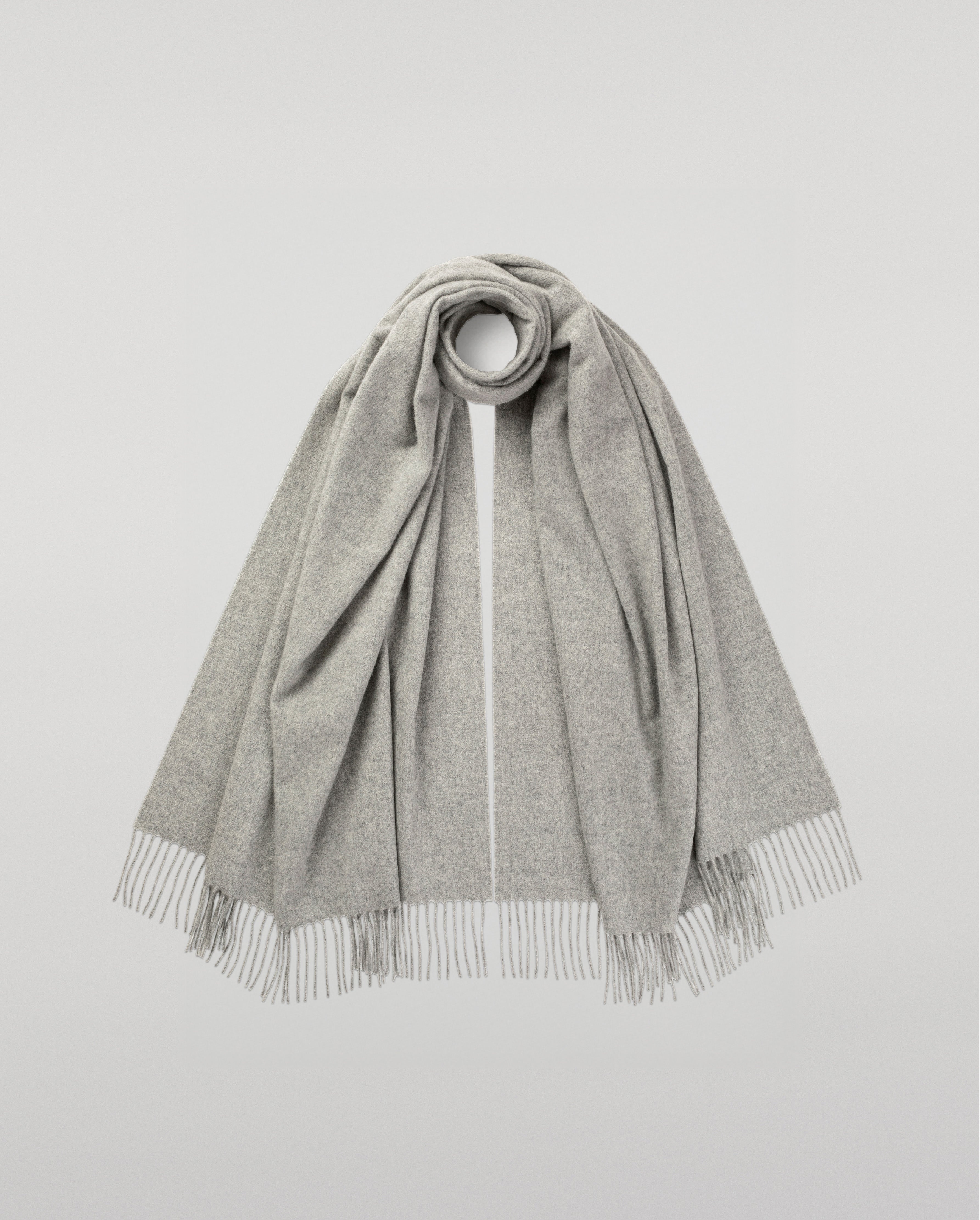 Light Grey Cashmere Stole