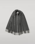 Mid Grey Cashmere Stole