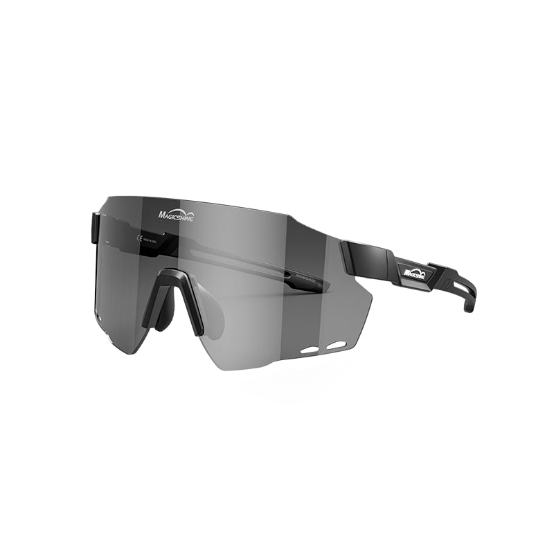 WINDBREAKER Classic Cycling Sunglasses - Matte Black + Black