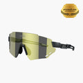 WINDBREAKER POLARIZED CYCLING SUNGLASSES - Matte Silver Gray + Gray