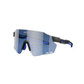 WINDBREAKER Classic Cycling Sunglasses - Matte Black + Blue