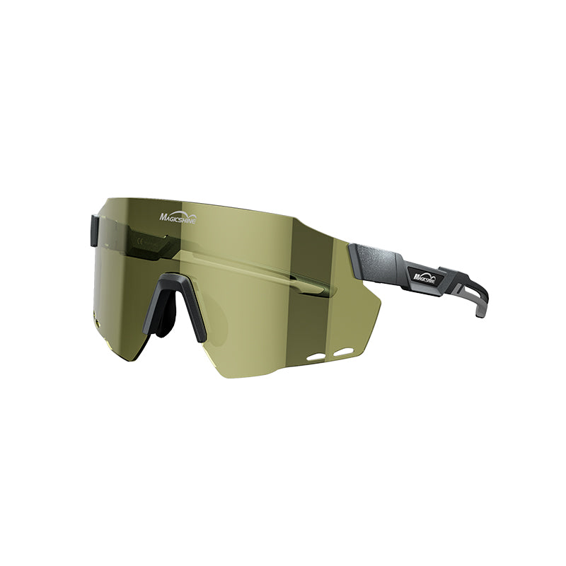 WINDBREAKER Classic Cycling Sunglasses - Matte Silver Gray + Gray