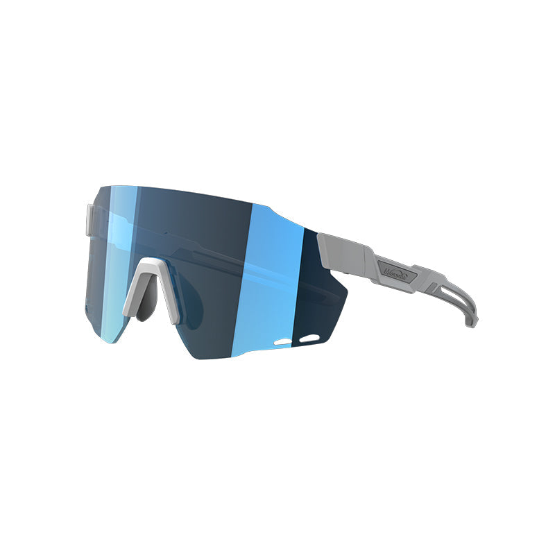 WINDBREAKER Classic Cycling Sunglasses - Matte Grey + Grey