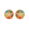 1980s Vintage D'Orlan Crystal Clip-On Earrings