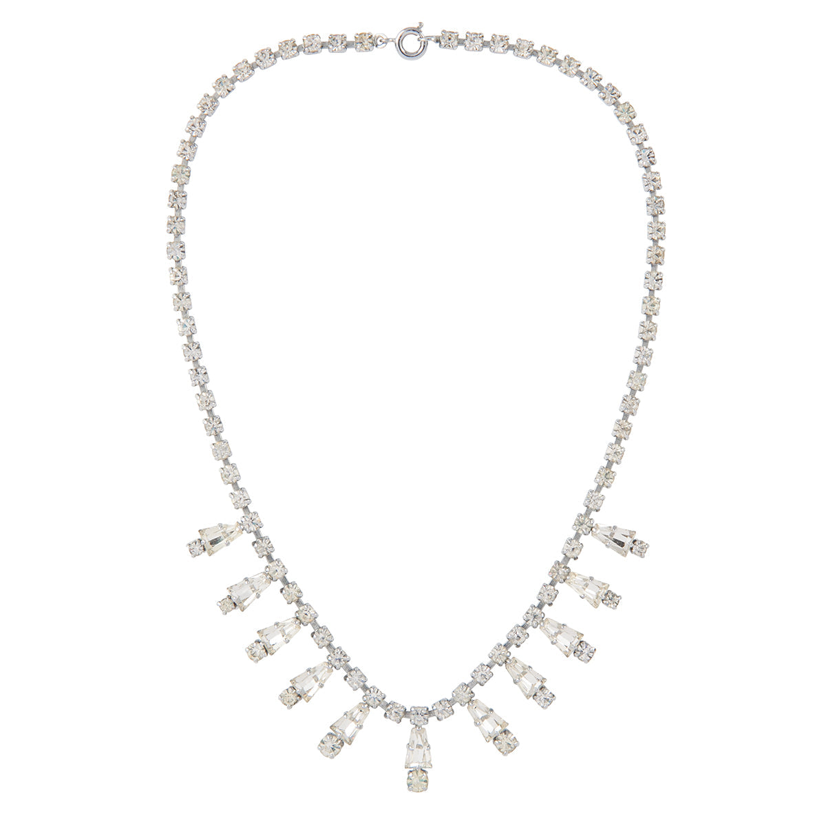1960s Vintage Sparkling Crystal Necklace