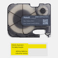 P-Flag Matte Polypropylene Labels with Ribbon for P31 Industrial Label Printer-0.98"H x1.50"W(100pcs/roll) - Yellow