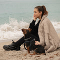 2-in-1 Cordless Wearable Heated Blanket Waist Belt Edition - Warm Sand / Removable Belt -50"* 60" / 3-5 days delivery