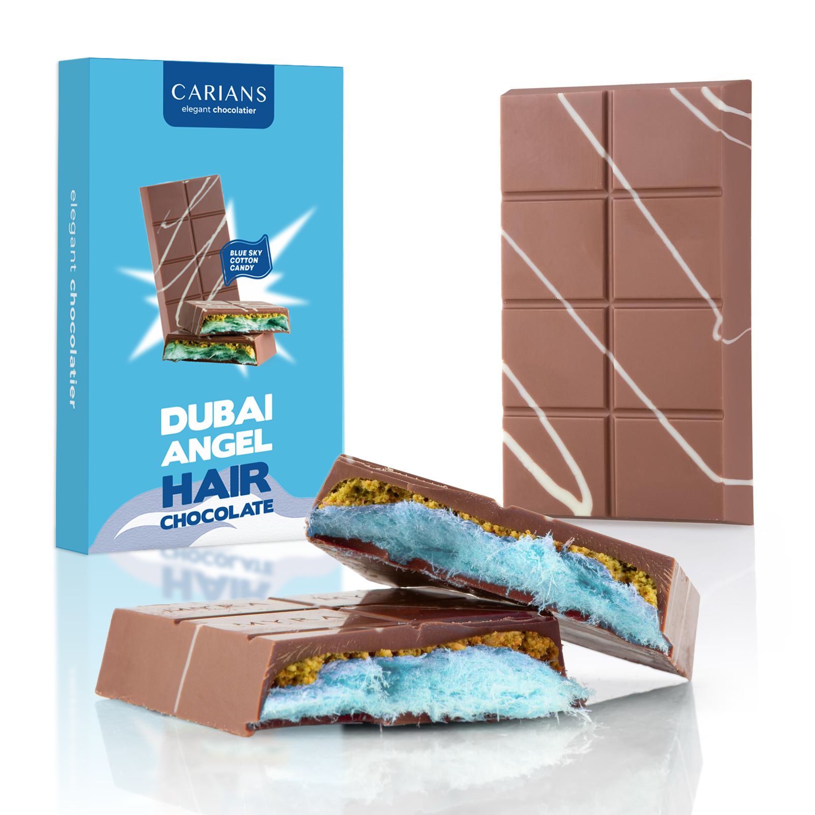 Caramel Viral Angel Hair Dubai Chocolate Cotton Candy
