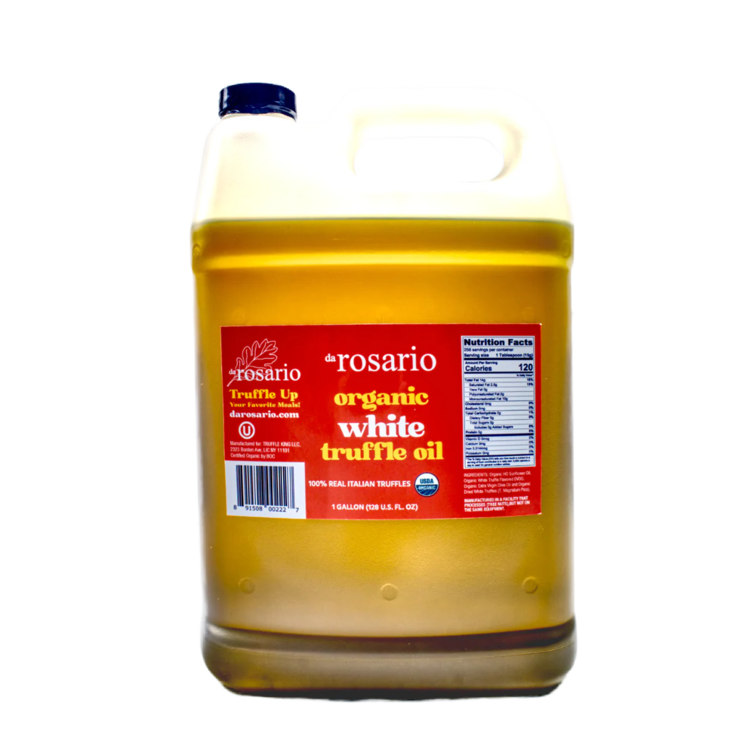 daRosario Organic White Truffle Oil 1-Gallon
