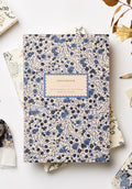 Heirloom Wild Aster Print Flat Notebook - One Size