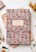 Heirloom Wild Rose Print Flat Notebook - One Size